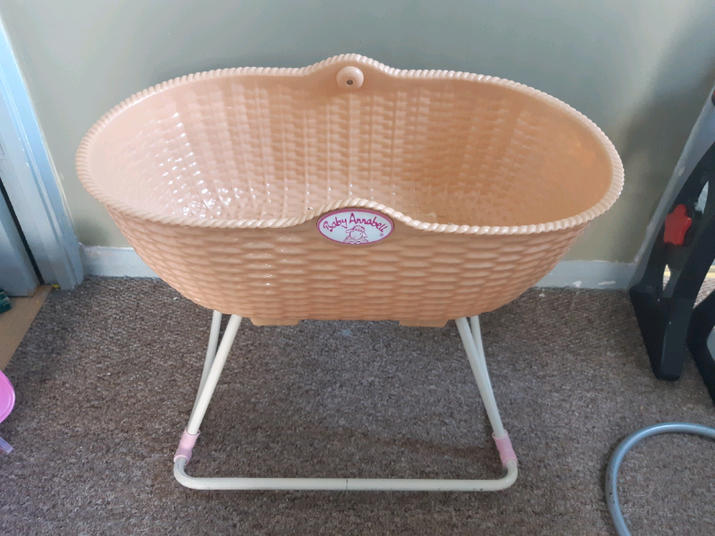 baby annabell moses basket